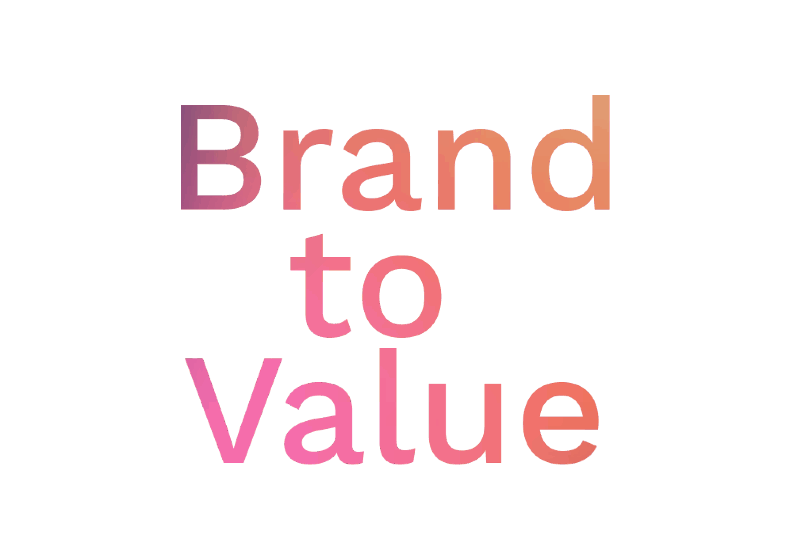 Brand to Value